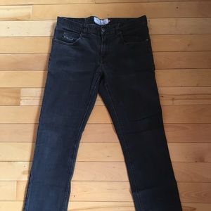 Faded black empire surplus co jeans - skinny